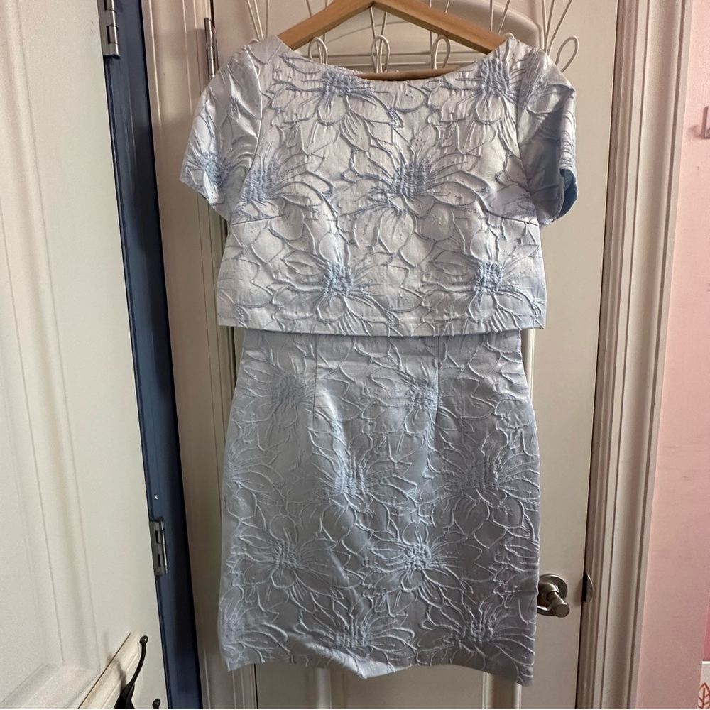 Blugirl baby blue party dresses size M